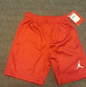 Jordan boys red shorts
